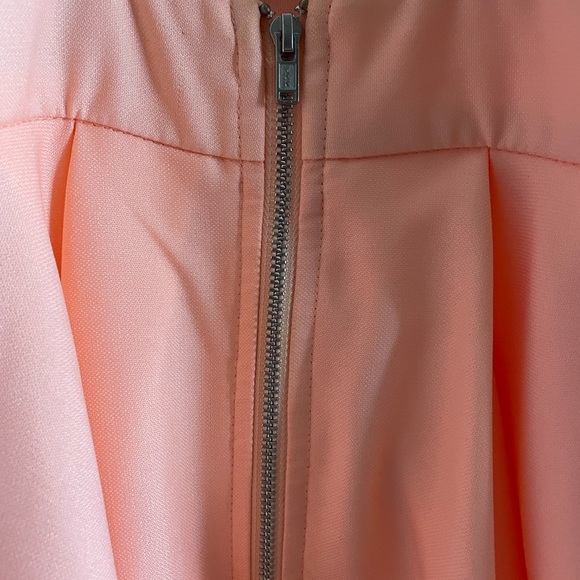 NWOT - Lulu’s Dress Rehearsal Peach Skater Dress - Picture 10 of 11